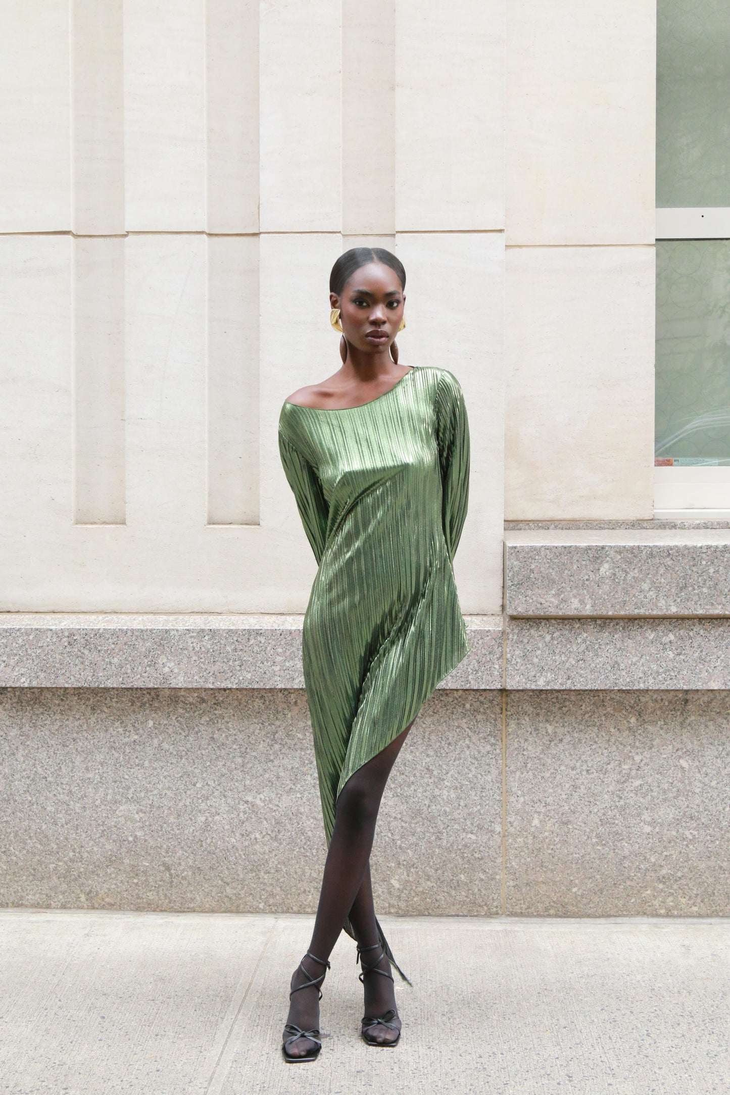 Yasmine Pleated Dress